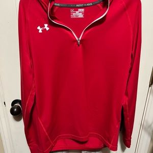 Under Armour, men’s medium quarter zip red
